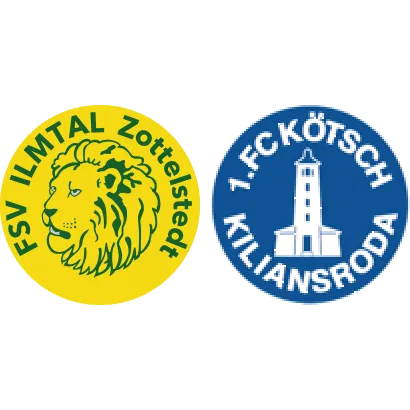 (2M) Ilmtal Zottelstedt II <span class="nowrap bold mx-1">1 : 3</span> 1. FC Kötsch