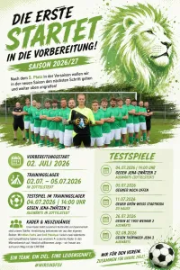 Die Erste startet in die Vorbereitung auf die Saison 2026/27
