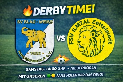 (1M) 🟡🟢 DERBY IN NIEDERROßLA – FSV WILL NACHLEGEN! 🔵⚪